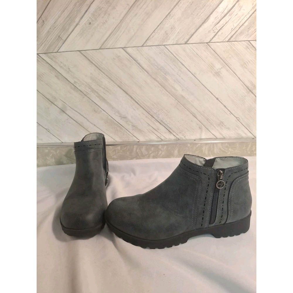 J Sport Blue Vegan Jenna Boots Women's Size 8M